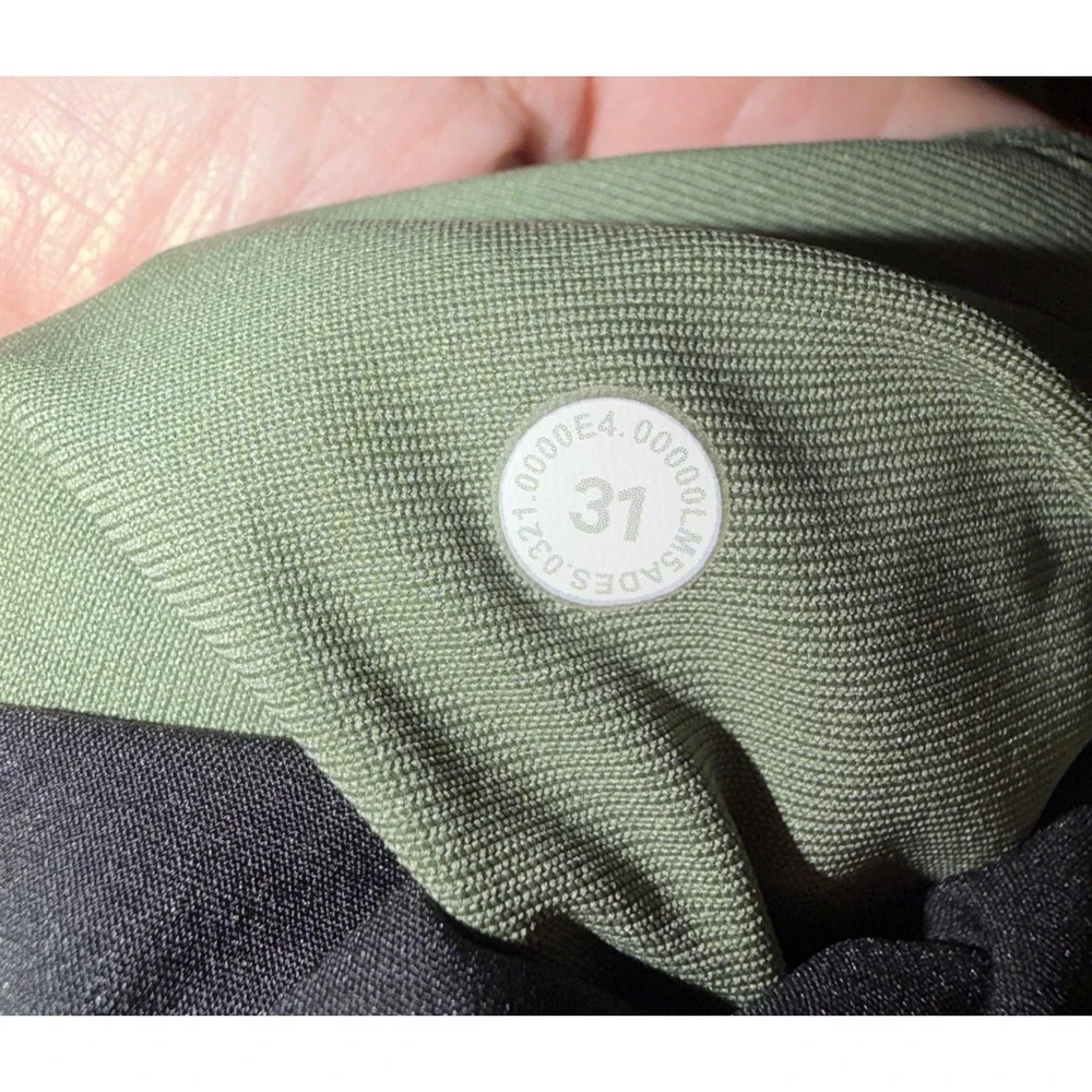 Lululemon ABC Pant Classic-Fit Warpstreme Olive Green Mens 31x31 Trousers